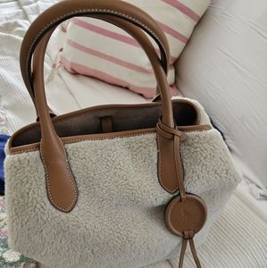 Polo Ralph Lauren Shearling Bellport Tote